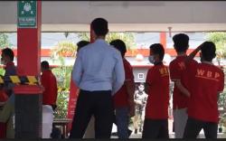 523 Narapidana Lapas Narkotika Banyuasin Disuntik Vaksin Booster<