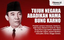 Infografis 7 Negara Abadikan Nama Bung Karno
