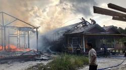 Sehari Terjadi 2 Kebakaran Rumah di Kapuas, 9 Bangunan Ludes Dilalap Api