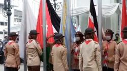 Pengibaran Bendera 109 Negara Warnai Peringatan 67 Tahun Konferensi Asia Afrika<