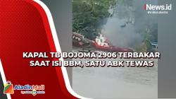 Kapal TB Bojoma 2906 Terbakar saat Isi BBM di Muarojambi, Satu ABK Tewas