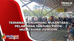 Jelang Lebaran, Terminal Penumpang Nusantara Pelabuhan Tanjung Priok Mulai Ramai Pemudik