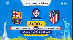 Link Live Streaming Barcelona U-18 Vs Atletico Madrid U-18 di RCTI+ Hari Ini