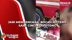Video Jari Membengkak, Bocah Histeris Saat Cincin Dipotong