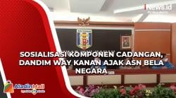 Video Sosialisasi Komponen Cadangan, Dandim Way Kanan Ajak ASN Bela Negara