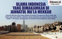 Infografis 12 Ulama Indonesia Dimakamkan di Jannatul Ma'la Mekkah