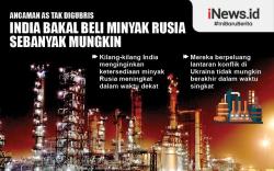 Infografis India Ingin Beli Minyak Rusia yang Banyak