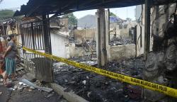 36 Rumah Asrama Polisi di Makassar Hangus Terbakar