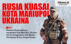 Infografis Rusia Kuasai Kota Mariupol Ukraina