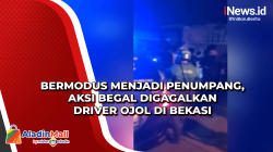 Bermodus Menjadi Penumpang, Aksi Begal Digagalkan Driver Ojol di Bekasi