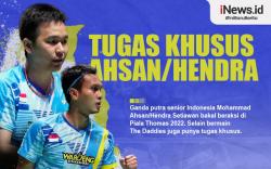 Infografis Ahsan/Hendra Dapat Tugas Khusus di Piala Thomas 2022
