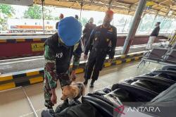 Pengamanan Angkutan Lebaran di PT KAI Daop 6 Yogyakarta Dilengkapi Anjing Pelacak
