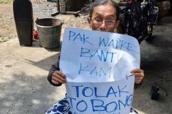 Bentangkan Poster Penolakan Tugu Tobong Gamping ke Wapres, Pemuda Ini Dibawa ke Polres