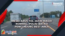 Meski Arus Tol Jatim Masih Normal, Polisi Batasi Pengunjung Rest Area