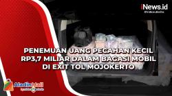 Penemuan Uang Pecahan Kecil Rp3,7 Miliar dalam Bagasi Mobil di Exit Tol Mojokerto