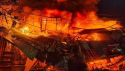 Begini Penampakan Pasar Gembrong Jaktim Terbakar