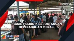 Ribuan Pemudik Mulai Berdatangan di Pelabuhan Merak