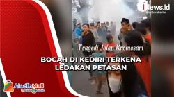 Detik-Detik Bocah di Kediri Terkena Ledakan Petasan