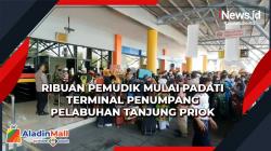 H-7 Lebaran, Ribuan Pemudik Mulai Padati Terminal Penumpang Pelabuhan Tanjung Priok