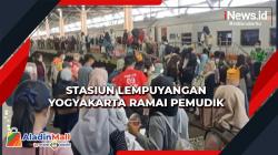 Stasiun Lempuyangan Yogyakarta Ramai Pemudik