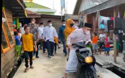 Viral Ibu Hamil Ngidam Minta Dibonceng Bupati Batubara Naik Motor Keliling Kampung