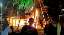 Wahana Permainan Kora-Kora Terbakar, Pengunjung Histeris