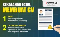 Infografis Kesalahan Fatal dalam Membuat CV
