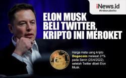 Infografis Elon Musk Beli Twitter, Kripto Ini Meroket