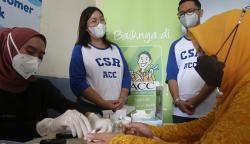 HUT ke-40, ACC Berbagi Pemeriksaan Gratis di Depok