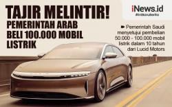  Infografis, Arab Saudi Pesan 100.000 Mobil Listrik dari Pabrikan AS
