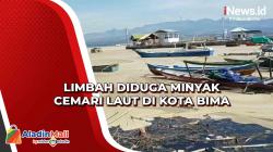 Limbah Diduga Minyak Cemari Laut di Kota Bima