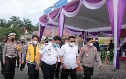 Moeldoko Pantau Kesiapan Jalur Mudik Lampung - Palembang 