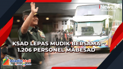 KSAD Lepas Mudik Bersama 1.206 Personel Mabesad