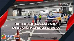 4 Jam Tutup, Jalan Tol Layang MBZ di Bekasi Kembali Dibuka