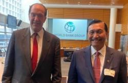  Setelah Elon Musk, Luhut Temui Presiden Bank Dunia Bahas Ini