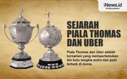 Infografis Sejarah Piala Thomas dan Uber 