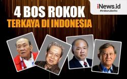 Infografis 4 Bos Rokok Terkaya di Indonesia
