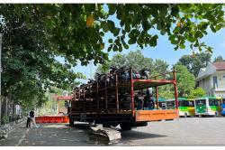 Asyik, Angkutan Sepeda Motor Pemudik Mulai Tiba di Jogja <