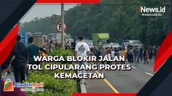 Video Warga Protes Kemacetan dengan Blokir Jalan Tol Cipularang