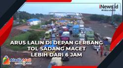 Dampak One Way, Arus Lalin di Depan Gerbang Tol Sadang Macet Lebih dari 6 Jam<