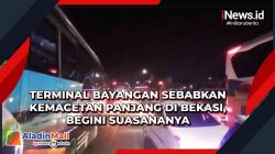 Terminal Bayangan Sebabkan Kemacetan Panjang di Bekasi, Begini Suasananya