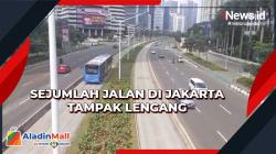 Ditinggal Mudik, Sejumlah Jalan di Jakarta Tampak Lengang