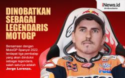 Infografis Jorge Lorenzo Dinobatkan sebagai Legenda MotoGP