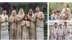5 Potret Artis Lebaran Bareng Keluarga, Nomor 3 Gayanya seperti Anak Gadis Bikin Netizen Salah Fokus