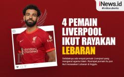 Infografis 4 Pemain Liverpool Ikut Rayakan Lebaran