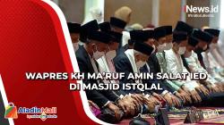 Wapres KH Ma’ruf Amin Salat IED di Masjid Istqlal