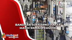 Bandara Soekarno-Hatta Masih Ramai Pemudik