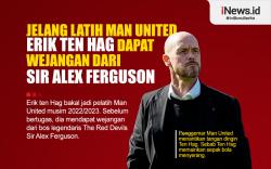 Infografis Alex Ferguson Beri Wejangan ke Erik Ten Hag Sebelum Latih MU
