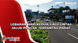 Lebaran Hari Kedua, Lalu Lintas Jalur Puncak Terpantau Padat 
