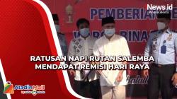 Ratusan Napi Rutan Salemba Mendapat Remisi Hari Raya